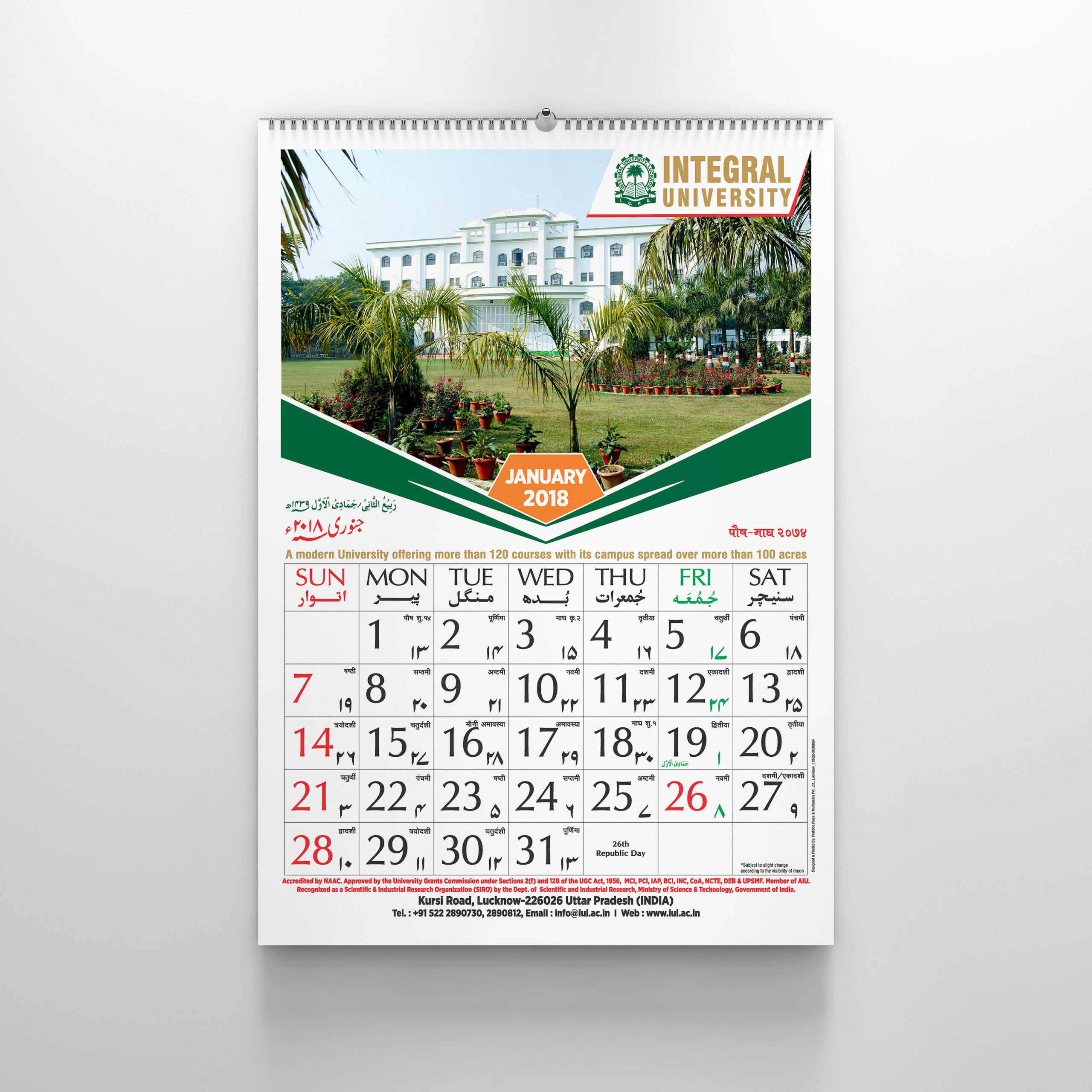 Free 2019 Calendar Mockup PSD For Presentation 2